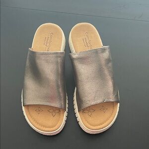 Comfortiva Carmila  Anthracite (Metallica) women's slip-on  flat comfortable